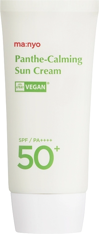 Сонцезахисний крем з пантенолом - Manyo Panthe-Calming Sun Cream SPF 50+ PA++++, 50 мл - фото N1