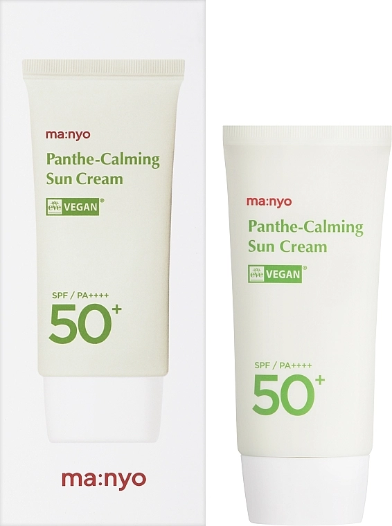 Солнцезащитный крем с пантенолом - Manyo Panthe-Calming Sun Cream SPF 50+ PA++++, 50 мл - фото N2