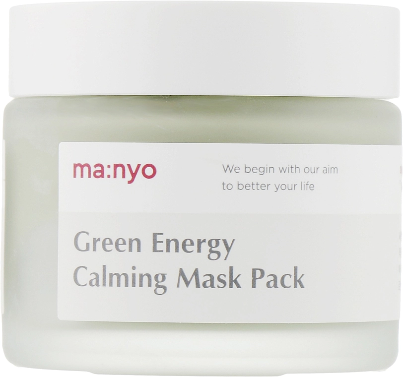 Manyo Успокаивающая глиняная маска с зелёным чаем Factory Green Energy Calming Mask Pack - фото N3