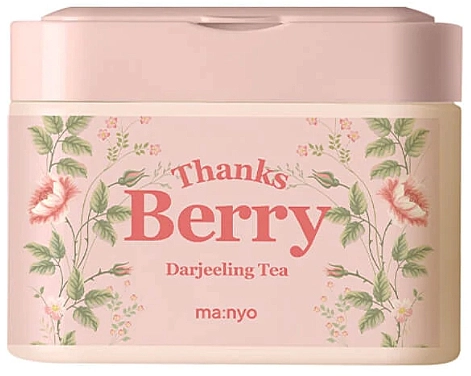 Manyo Набір тканинних масок на основі чаю Дарджилінг Thanks Berry Darjeeling Tea Mask - фото N1