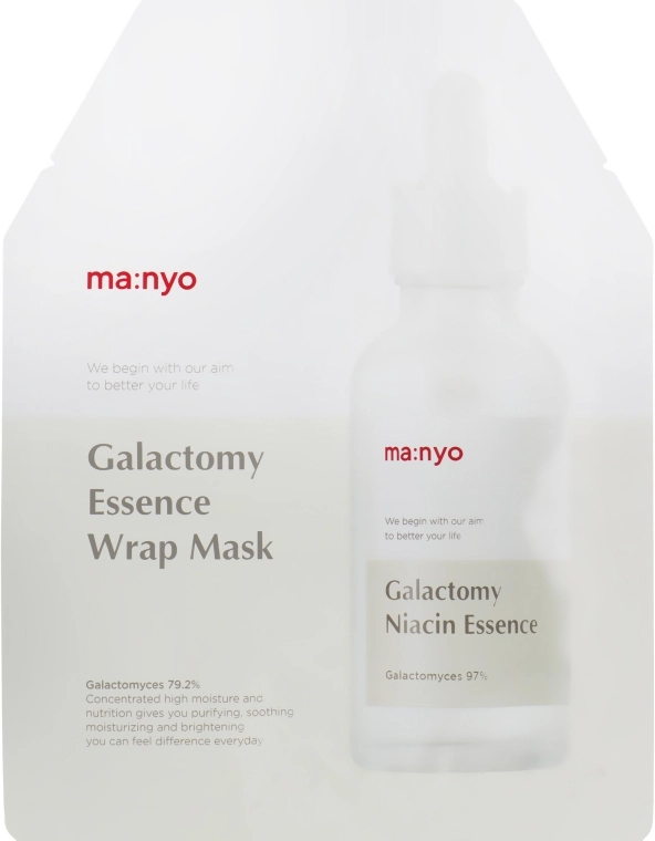 Manyo Гідрогелева маска для проблемної шкіри Galactomy Essence Wrap Mask - фото N1