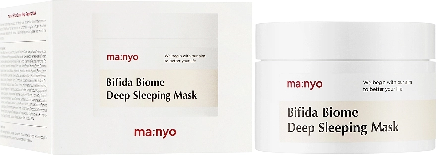 Manyo Нічна маска з пробіотиками та PHA-кислотою Bifida Biome Deep Sleeping Mask - фото N2