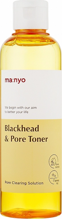 Manyo Очищающий тоник против черных точек с вна-кислотой Blackhead & Pore Toner - фото N1