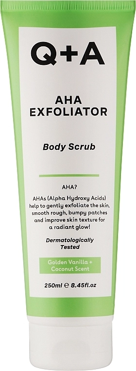 Q+A Скраб для тіла з AHA-кислотами AHA Exfoliator Body Scrub - фото N1