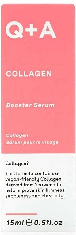 Q+A Сыворотка для лица с коллагеном Collagen Booster Serum - фото N1