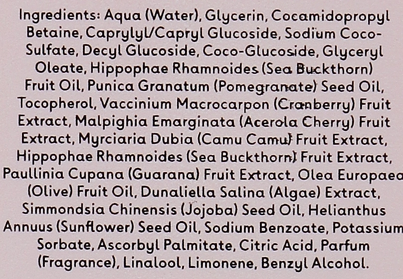 Q+A Вітамінізована олія для душу Vitamin A.C.E Cleansing Shower Oil - фото N2