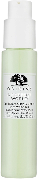 Origins Захисний лосьйон з білим чаєм, який запобігає появі перших ознак старіння A Perfect World Age-Defense Skin Guardian With White Tea - фото N1