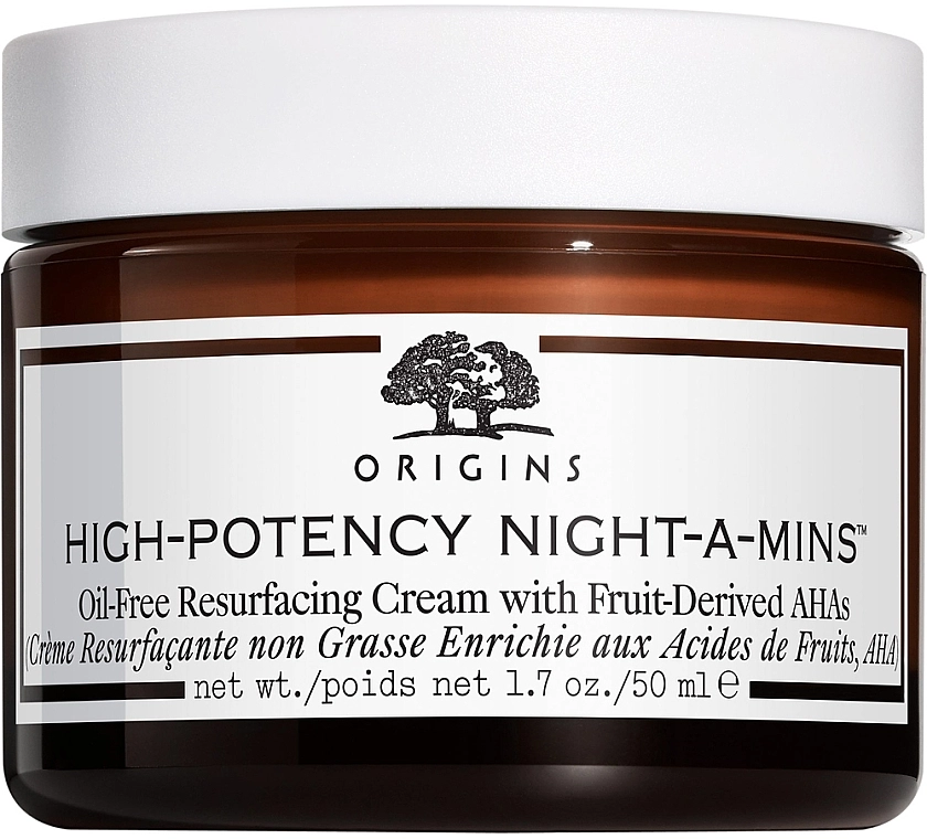 Origins Оновлювальний нічний крем для обличчя High Potency Night-A-Mins Oil-Free Resurfacing Cream with Fruit-Derived AHAs - фото N1