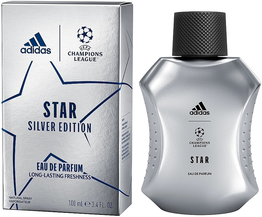 Adidas UEFA Champions League Star Silver Edition Парфюмированная вода - фото N1