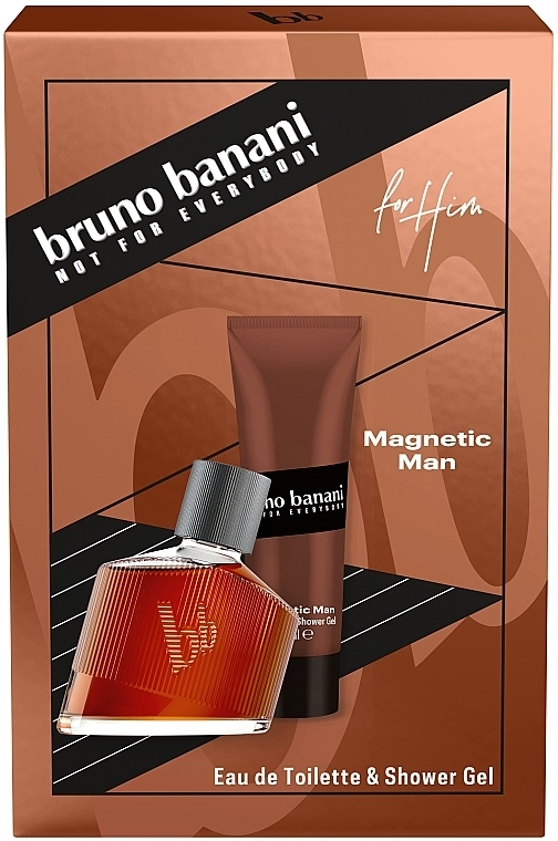 Bruno Banani Magnetic Man Набор (edt/30ml + sh/gel/50ml) - фото N1