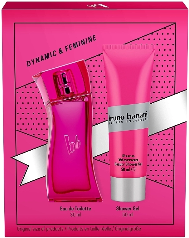 Bruno Banani Pure Woman Набор (edt/30ml + sh/gel/50ml) - фото N3