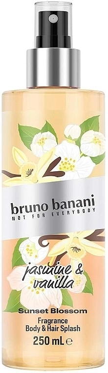 Bruno Banani Sunset Blossom Jasmine & Vanilla Body & Hair Splash Спрей для тіла - фото N1