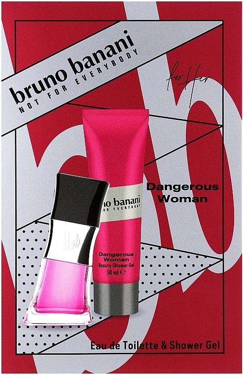 Bruno Banani Dangerous Woman Набір (edt/30ml + sh/gel/50ml) - фото N1