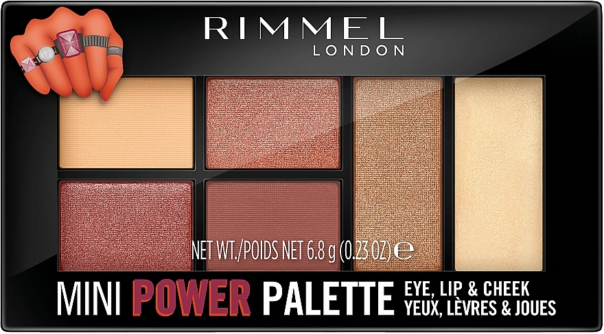 Rimmel Mini Power Palette Палетка для макіяжу - фото N1