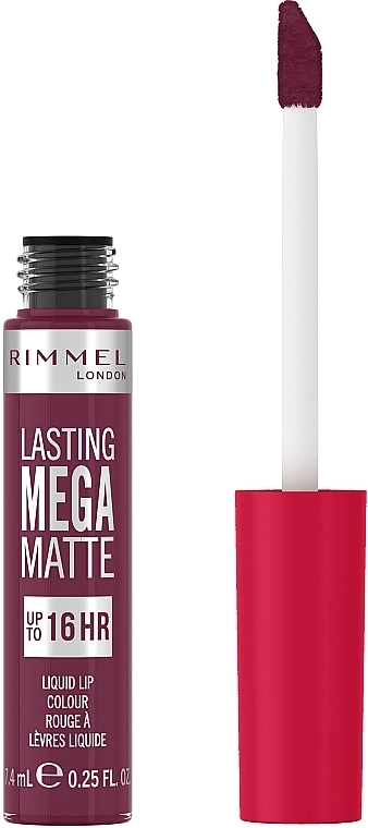 Рідка матова помада для губ - Rimmel Lasting Mega Matte Liquid Lip Colour, 930 - Ruby Passion, 7.4 мл - фото N2