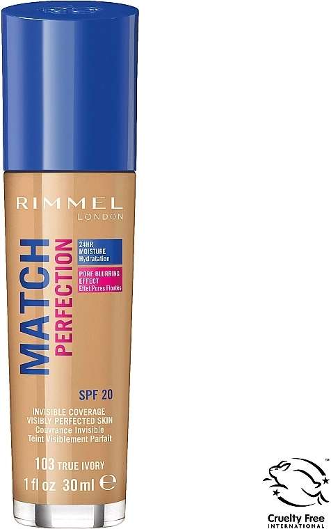 Rimmel Match Perfection Foundation Тональный крем для лица - фото N2