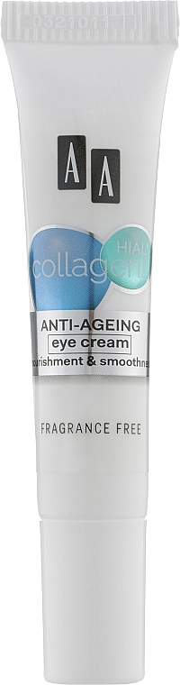 AA Розгладжуючий і зволожуючий крем навколо очей Cosmetics Collagen Hial+ Eye Cream - фото N1