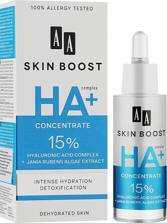 AA Зволожувальний концентрат для обличчя Cosmetics Skin Boost HA+ Concentrate - фото N2