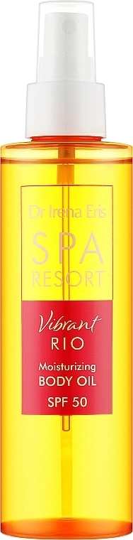 Dr Irena Eris Увлажняющее масло для тела SPF 50 Spa Resort Vibrant Rio Moisturising Body Oil - фото N1