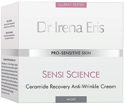 Dr Irena Eris Нічний крем проти зморщок із церамідами Sensi Science Ceramide Recovery Anti-Wrinkle Night Cream - фото N2