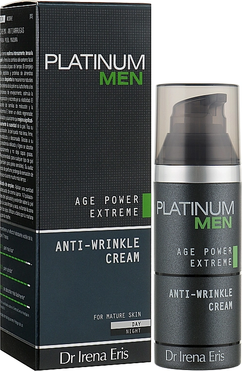 Dr Irena Eris Подтягивающий крем для лица Platinum Men Age Power Extreme Cream - фото N2