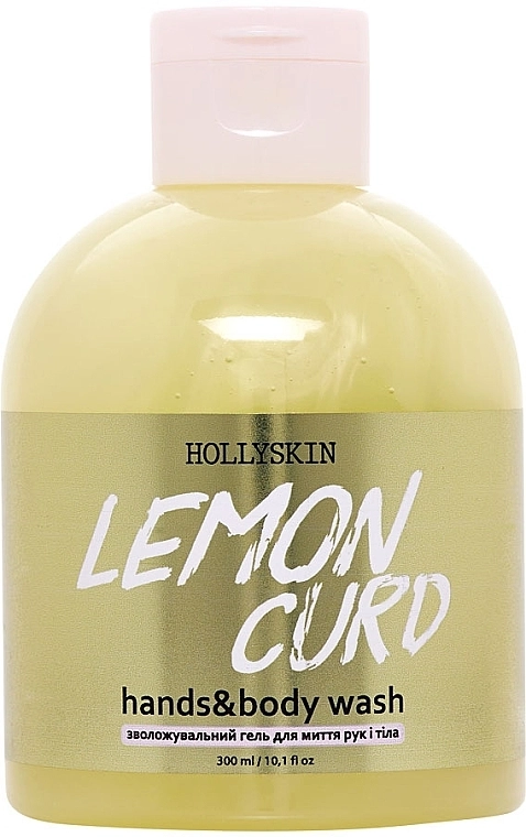 Hollyskin Зволожувальний гель для рук і тіла Lemon Curd Hands & Body Wash - фото N1