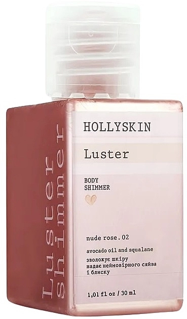 Hollyskin Шимер для тіла "Nude Rose. 02" Luster Body Shimmer Nude Rose. 02 - фото N3