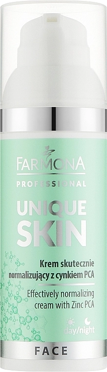 Farmona Professional Нормалізувальний крем для обличчя Unique Skin Effectively Normalizing Cream With Zinc PCA - фото N1