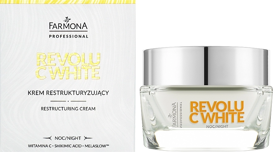 Farmona Professional Восстанавливающий ночной крем Revolu C White Restructuring Night Cream - фото N2