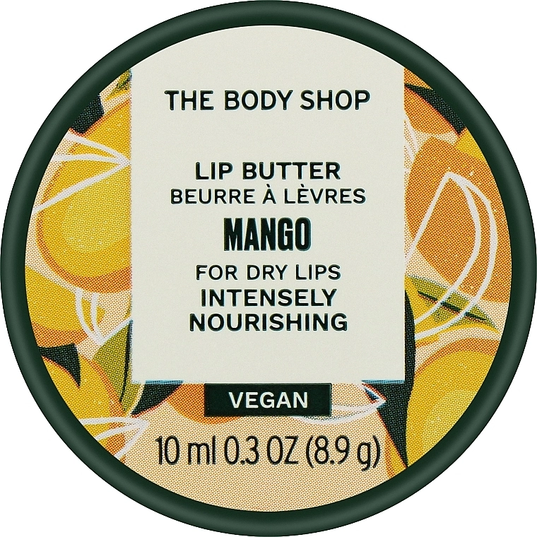 The Body Shop Интенсивно питающее масло для сухих губ "Манго" Mango Lip Butter For Dry Lips Intensely Nourishing - фото N1
