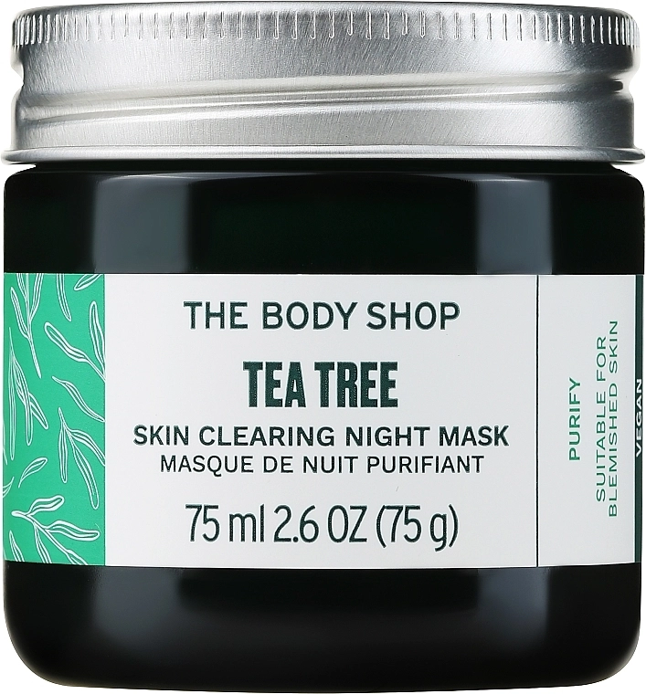 The Body Shop Ночная маска против несовершенств Tea Tree Anti-Imperfection Night Mask - фото N1