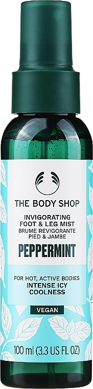 The Body Shop Підбадьорливий спрей для ніг та стоп "Перцева м'ята" Peppermint Invigorating Foot & Leg Mist - фото N1