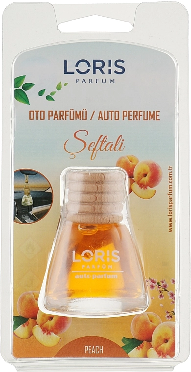 Loris Parfum Арома підвіска для автомобіля "Персик" - фото N1