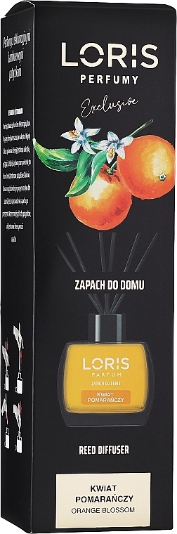 Loris Parfum Аромадиффузор "Цвет апельсина" Orange Blossom Reed Diffuser - фото N1