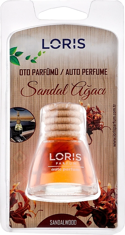 Loris Parfum Ароматическая подвеска для автомобиля "Сандал" - фото N2