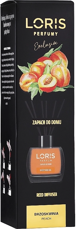 Loris Parfum Аромадифузор "Персик" Peach Reed Diffuser - фото N1