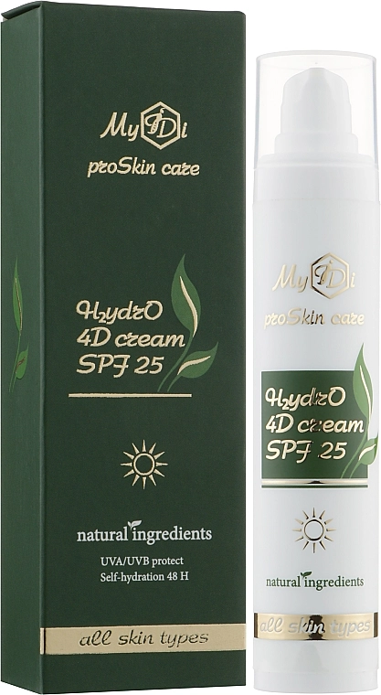 MyIdi Увлажняющий 4D крем для лица H2ydrO 4D Cream SPF 25 - фото N2