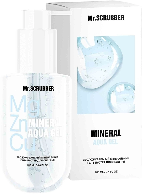 Mr.Scrubber Зволожувальний мінеральний гель-бустер для обличчя Mineral Aqua Gel - фото N1