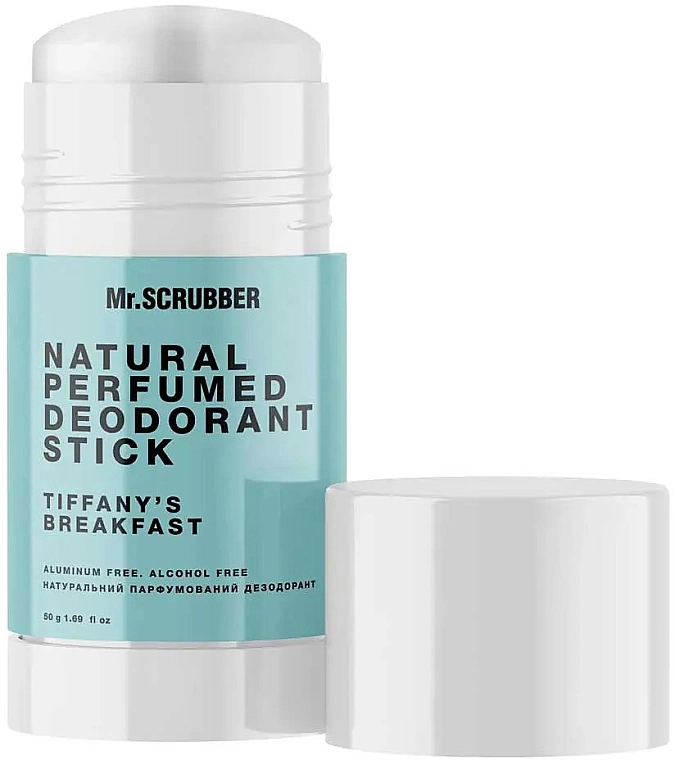Mr.Scrubber Натуральний парфумований дезодорант "Tiffany's Breakfast" Natural Perfumed Deodorant Stick - фото N1