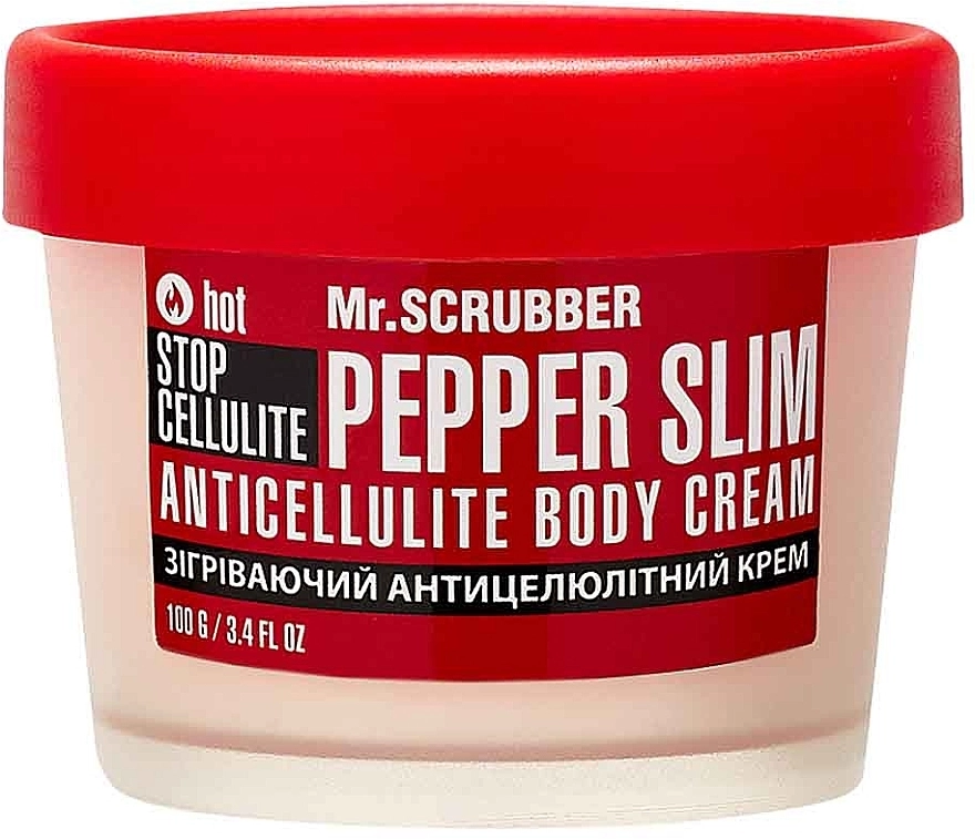 Mr.Scrubber Согревающий антицеллюлитный крем для тела Stop Cellulite Pepper Slim Anticellulite Body Cream - фото N1