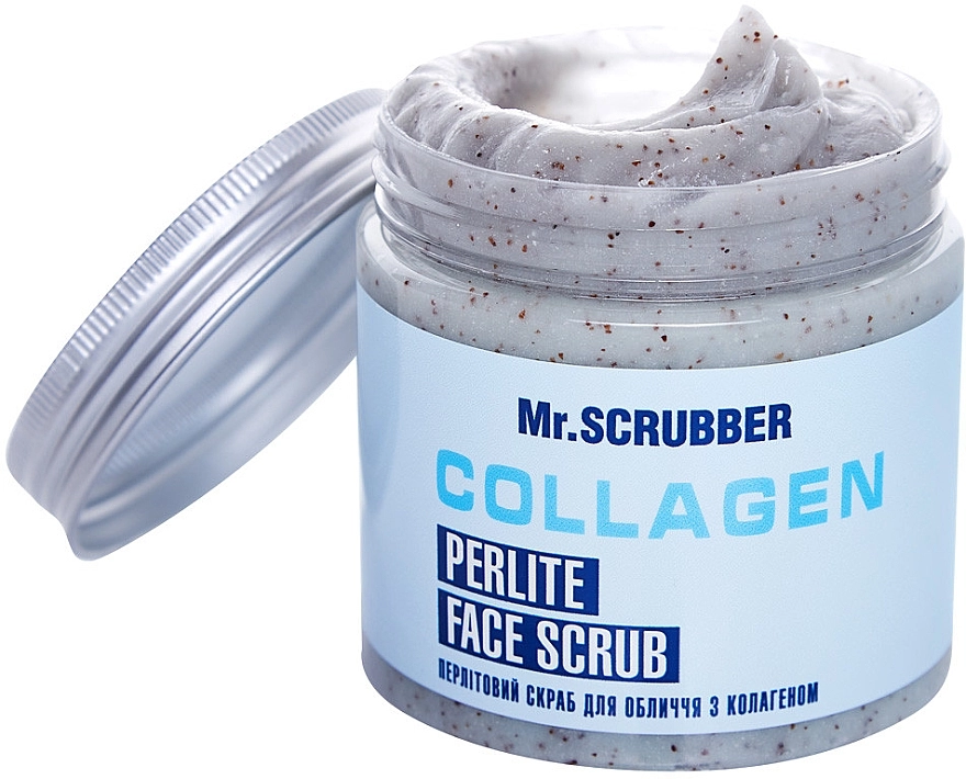 Mr.Scrubber Перлітовий скраб для обличчя з колагеном Collagen Perlite Face Scrub - фото N1