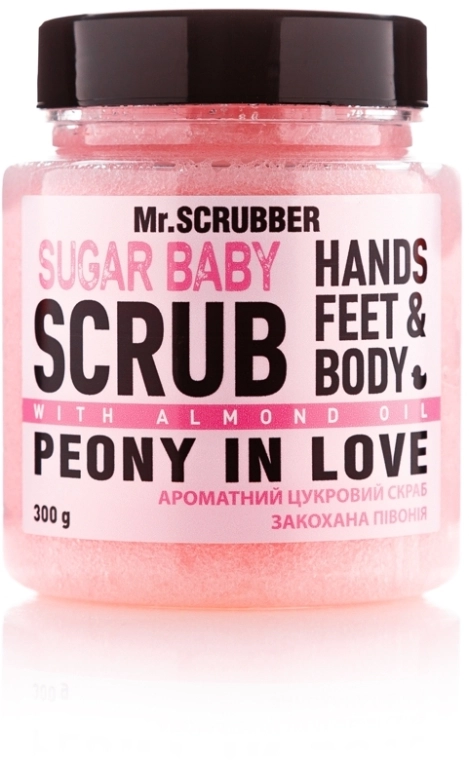 Mr.Scrubber Сахарный скраб для тела Sugar Baby Peony in Love - фото N1