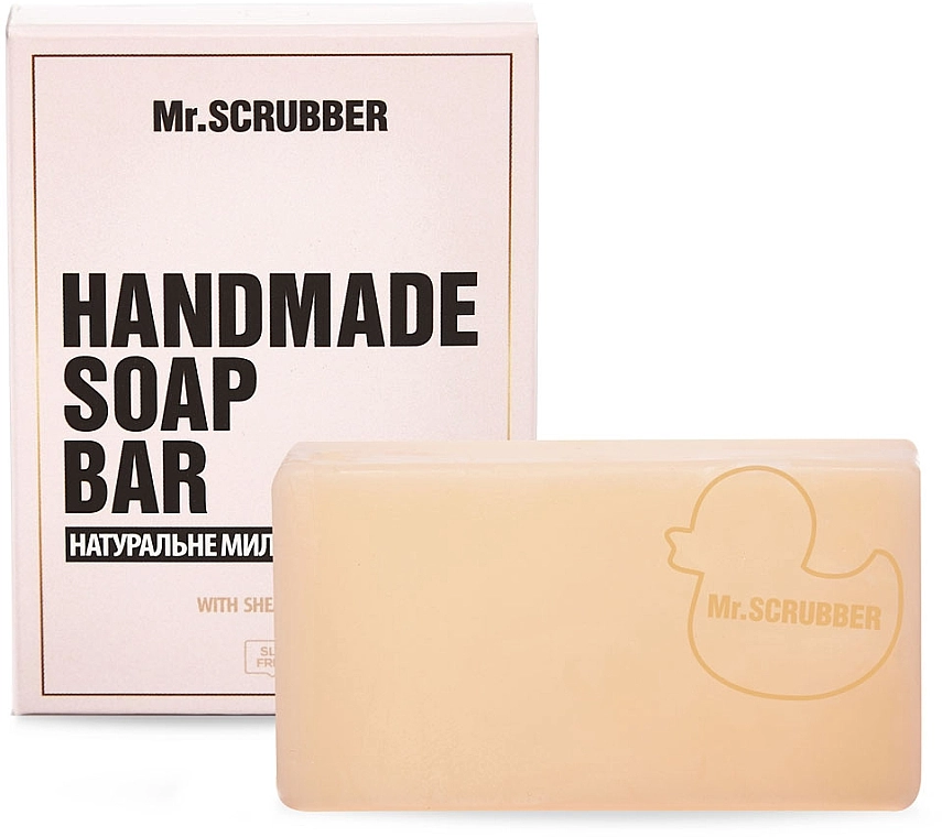 Mr.Scrubber Брусковое мыло ручной работы в подарочной коробке "Мандарин" - фото N1