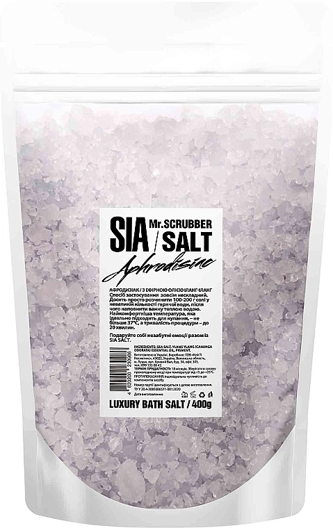 Mr.Scrubber Соль для ванны Sia Aphrodisiac - фото N1