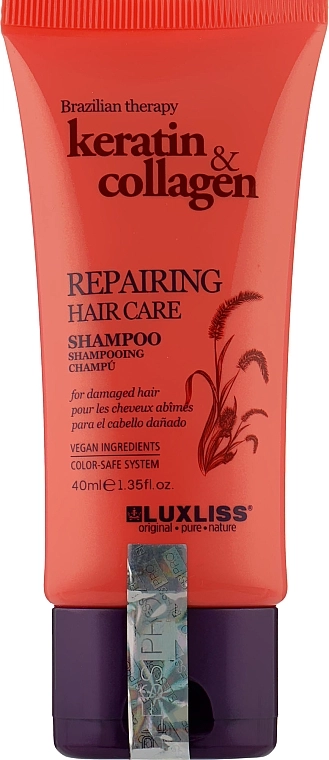 Luxliss Шампунь відновлювальний для волосся Repairing Hair Care Shampoo - фото N1