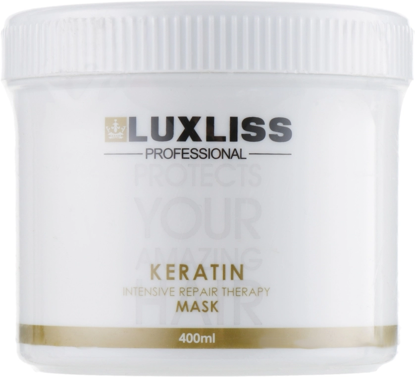 Luxliss Відновлювальна маска з кератином Keratin Intensive Repair Therapy Mask - фото N1