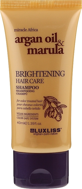 Luxliss Шампунь для блеска волос Brightening Hair Care Shampoo - фото N1