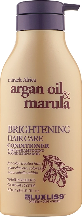 Luxliss Кондиционер для блеска волос Brightening Hair Care Conditioner - фото N1