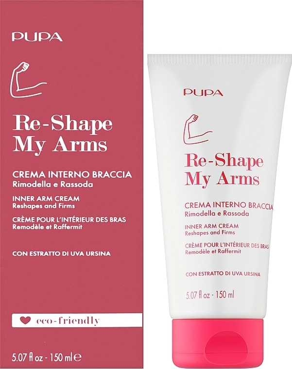 Pupa Крем с подтягивающим эффектом для внутренней части рук Re-Shape My Arms Inner Arm Cream - фото N2