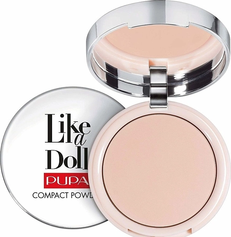 Pupa Like A Doll Compact Powder SPF 15 Пудра для лица компактная, с эффектом обнаженной кожи - фото N2